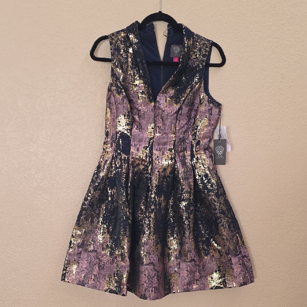Vince Camuto Multicolor Sleeveless Dress